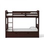 Alexander Bunk Bed with Pull Out Bed in Wenge Finish