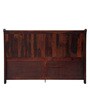 Alexander Sheesham Wood Queen Size Bed in Dark Walnut Finish with Hydraulic Storage