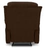 Alexandria Fabric Manual 1 Seater Recliner in Brown Colour