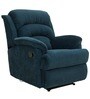 Alexandria Fabric 1 Seater Manual Recliner in Teal Colour