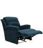 Alexandria Fabric 1 Seater Manual Recliner in Teal Colour