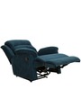 Alexandria Fabric 1 Seater Manual Recliner in Teal Colour