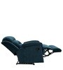 Alexandria Fabric 1 Seater Manual Recliner in Teal Colour