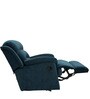 Alexandria Fabric 1 Seater Manual Recliner in Teal Colour