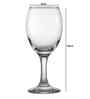 Alexendra Set of 6 Crystal Lead Free Glass 245ml Wine Glasses
