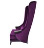 Alexis Premium High Back Arm Chair In Purple