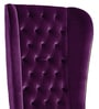 Alexis Premium High Back Arm Chair In Purple