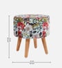 Alexis Seating Stool with Floral Design Alexis Seating Stool with Floral Design