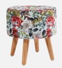 Alexis Seating Stool with Floral Design Alexis Seating Stool with Floral Design