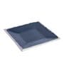 Alf Vine Square Blue & Silver 10 Inch Aluminium Appetizer Platter