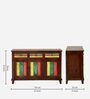 Alfie Solid Wood Sideboard In Multi-Colour