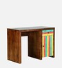 Alfie Solid Wood Study Table In Multicolour