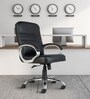 Alfred Mid Back Office chair in Black Colour