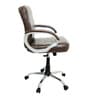 Alfred Mid Back Office chair in Brown Colour
