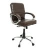 Alfred Mid Back Office chair in Brown Colour