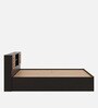 Algol Queen Size Bed In Columbian Walnut Colour With Box Storage