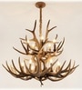 Alhambra Antler Resin Chandelier 12-Light LED Smart Ceiling Light