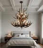 Alhambra Antler Resin Chandelier 12-Light LED Smart Ceiling Light
