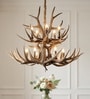 Alhambra Antler Resin Chandelier 12-Light LED Smart Ceiling Light