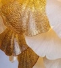 Alhambra Cascade Gold Crystal Chandelier Bulb Light for Living Room