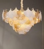 Alhambra Cascade Gold Crystal Chandelier Bulb Light for Living Room