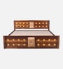 Alhambra Sheesham Wood King Size Bed In Scratch Resistant Provincial Teak
