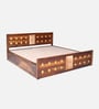 Alhambra Sheesham Wood King Size Bed In Scratch Resistant Provincial Teak With Box Storage