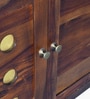 Alhambra Sheesham Wood Wardrobe In Scratch Resistant Provincial Teak Finish With Drawer