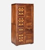 Alhambra Sheesham Wood Wardrobe In Scratch Resistant Provincial Teak Finish With Drawer