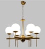 Adriana Gold Iron Globe Chandelier