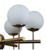 Adriana Gold Iron Globe Chandelier