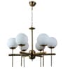 Adriana Gold Iron Globe Chandelier