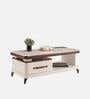 Alice Coffee Table In Glossy Light Grey Finish