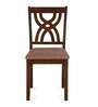 Alice Solid Wood Dining Chair In Antique Cherry Colour (Set Of 2)