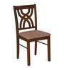 Alice Solid Wood Dining Chair In Antique Cherry Colour (Set Of 2)