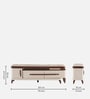 Alice Marble Tv Console For Tvs For Tvs Up To 85" In Glossy Off-White Finish
