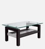 Alice Pro Solid Wood Coffee Table in Walnut Finish