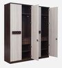 Alicia 4 Door Wardrobe In Walnut Colour