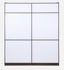 Alicia 4 Door Wardrobe In Walnut Colour