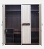 Alicia 4 Door Wardrobe In Walnut Colour