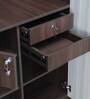 Alicia 4 Door Wardrobe In Walnut Colour