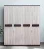 Alicia 4 Door Wardrobe In Walnut Colour