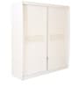 Alicia High Gloss Sliding Wardrobe in White Colour