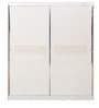 Alicia High Gloss Sliding Wardrobe in White Colour