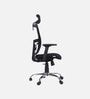 Align Pro Ergonomic Office Chair with Adjustable Lumbar Support and Headrest in Black Colour