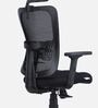 Align Pro Ergonomic Office Chair with Adjustable Lumbar Support and Headrest in Black Colour