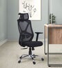 AlignX Breathable Mesh Ergonomic Office Chair in Black Colour