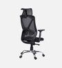 AlignX Breathable Mesh Ergonomic Office Chair in Black Colour