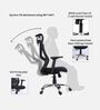 AlignX Breathable Mesh Ergonomic Office Chair in Black Colour
