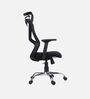 AlignX Breathable Mesh Ergonomic Office Chair in Black Colour